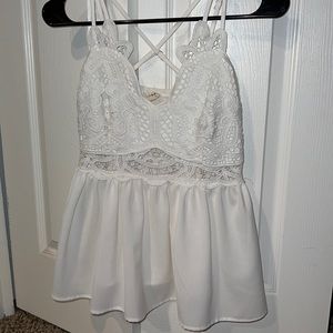 Lace tank top